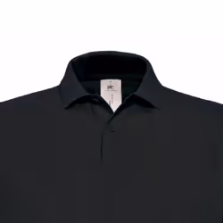 B&C ID.001 Unisex Adults Short Sleeve Polo Shirt - XS, Black