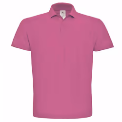 B&C ID.001 Unisex Adults Short Sleeve Polo Shirt - XS, Fuchsia