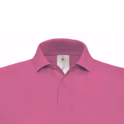 B&C ID.001 Unisex Adults Short Sleeve Polo Shirt - XS, Fuchsia
