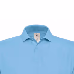 B&C ID.001 Unisex Adults Short Sleeve Polo Shirt - XS, Light Blue