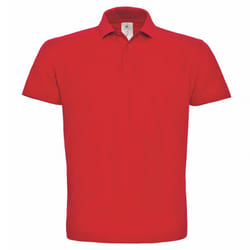 B&C ID.001 Unisex Adults Short Sleeve Polo Shirt - XS, Red