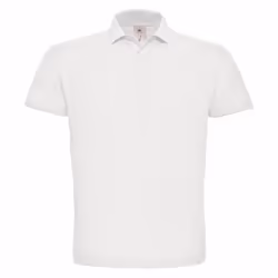 B&C ID.001 Unisex Adults Short Sleeve Polo Shirt - XS, White