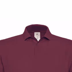 B&C ID.001 Unisex Adults Short Sleeve Polo Shirt - 4XL, Wine