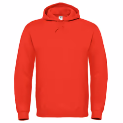 B&C Unisex Adults Hooded Sweatshirt/Hoodie - XS, Red
