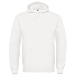 B&C Unisex Adults Hooded Sweatshirt/Hoodie - XS, White