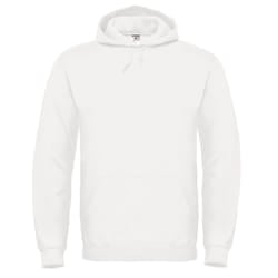 B&C Unisex Adults Hooded Sweatshirt/Hoodie - 4XL, White