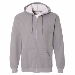 Gildan Heavy Blend Unisex Adult Full Zip Hooded Sweatshirt Top - S, Graphite Heather
