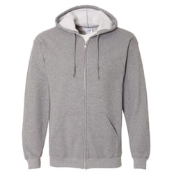 Gildan Heavy Blend Unisex Adult Full Zip Hooded Sweatshirt Top - S, Graphite Heather