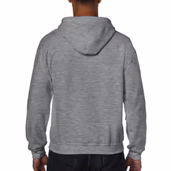 Gildan Heavy Blend Unisex Adult Full Zip Hooded Sweatshirt Top - S, Graphite Heather