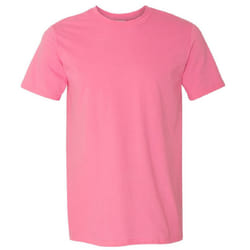Gildan Mens Short Sleeve Soft-Style T-Shirt - 2XL, Azalea