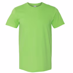 Gildan Mens Short Sleeve Soft-Style T-Shirt - M, Lime
