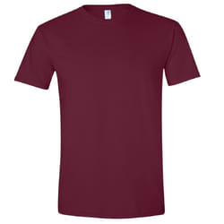 Gildan Mens Short Sleeve Soft-Style T-Shirt - 2XL, Maroon