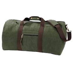 Quadra Vintage Canvas Holdall Duffle Bag - 45 Litres - One Size, Vintage Military Green