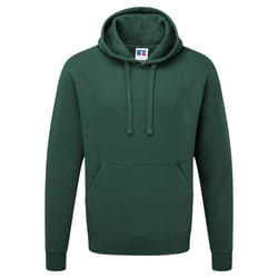 Russell Mens Authentic Hooded Sweatshirt / Hoodie - XS, Bottle Green