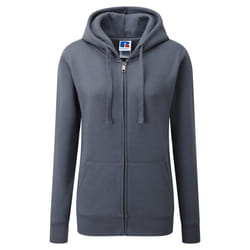 Russell Ladies Premium Authentic Zipped Hoodie (3-Layer Fabric) - L, Convoy Grey