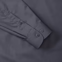 Russell Collection Mens Long Sleeve Shirt - 18, Convoy Grey