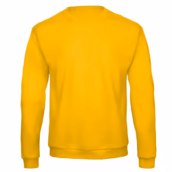 B&C Adults Unisex ID. 202 50/50 Sweatshirt - XS, Gold