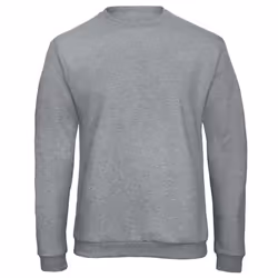 B&C Adults Unisex ID. 202 50/50 Sweatshirt - XS, Heather Grey