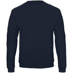 B&C Adults Unisex ID. 202 50/50 Sweatshirt - 3XL, Navy Blue