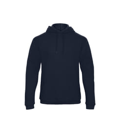 B&C Adults Unisex ID. 203 50/50 Hooded Sweatshirt - XS, Navy Blue