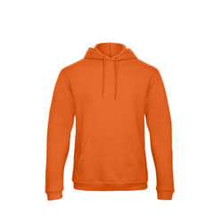 B&C Adults Unisex ID. 203 50/50 Hooded Sweatshirt - XS, Pumpkin Orange