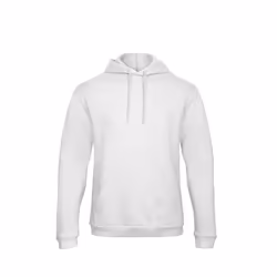 B&C Adults Unisex ID. 203 50/50 Hooded Sweatshirt - XS, White