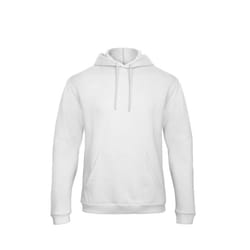 B&C Adults Unisex ID. 203 50/50 Hooded Sweatshirt - XS, White