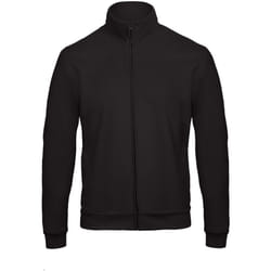B&C Adults Unisex ID.206 50/50 Full Zip Sweat Jacket - XS, Black