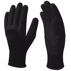 Delta Plus Hercule Knitted Work Safety Gloves - 9/L, Black