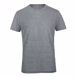 B&C Mens Favourite Short Sleeve Triblend T-Shirt - S, Heather Light Grey