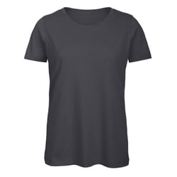 B&C Womens/Ladies Favourite Organic Cotton Crew T-Shirt - XS, Dark Grey