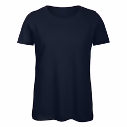 B&C Womens/Ladies Favourite Organic Cotton Crew T-Shirt - XS, Navy Blue