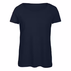 B&C Womens/Ladies Favourite Cotton Triblend T-Shirt - XS, Navy Blue