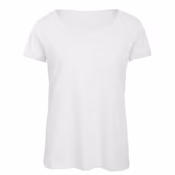 B&C Womens/Ladies Favourite Cotton Triblend T-Shirt - XS, White