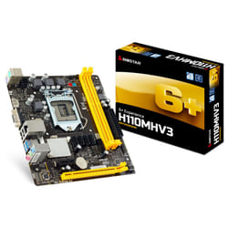 Biostar H110MHV3 motherboard Intel® H110 LGA 1151 (Socket H4) micro ATX