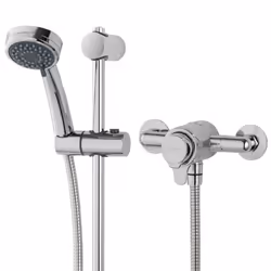 Triton Dene Concentric Mixer Shower Thermostatic Exposed Chrome WRAS UNDETHEXCM