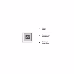 Baby Always Love You Scan Photo Frame Keepsake Gift - White