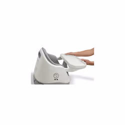Mamas & Papas Baby Bug Booster Seat for Dining, Detachable Tray, Harness, Adjustable Seat and Non-Slip Feet - Pebble Grey