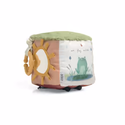 Baby/Toddler Soft Toy - Activity Cube- Grateful Garden, Multi