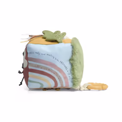 Baby/Toddler Soft Toy - Activity Cube- Grateful Garden, Multi