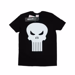 Marvel Mens Punisher Skull T-Shirt - XL, Black
