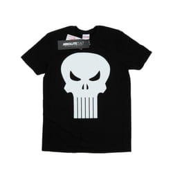 Marvel Mens Punisher Skull T-Shirt - XXL, Black