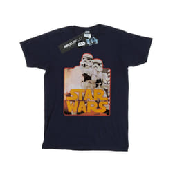 Star Wars Mens Stormtrooper Assault T-Shirt - XXL, Deep Navy