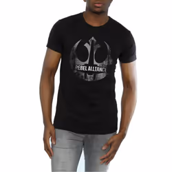 Star Wars Mens Rogue One Rebel Alliance X-Wing T-Shirt - S, Black