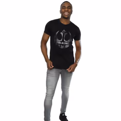 Star Wars Mens Rogue One Rebel Alliance X-Wing T-Shirt - S, Black