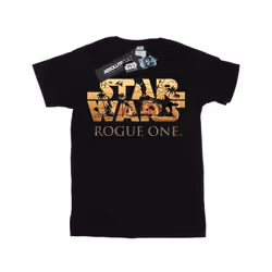 Star Wars Mens Rogue One Logo Scene T-Shirt - XXL, Black