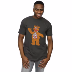 Disney Mens The Muppets Classic Fozzy T-Shirt - S, Light Graphite