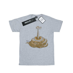 Disney Mens The Jungle Book Classic Kaa T-Shirt - L, Heather Grey