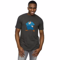 Disney Mens Classic Pete T-Shirt - L, Light Graphite