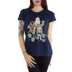 Disney Womens/Ladies Toy Story Group Cotton T-Shirt - XXL, Deep Navy